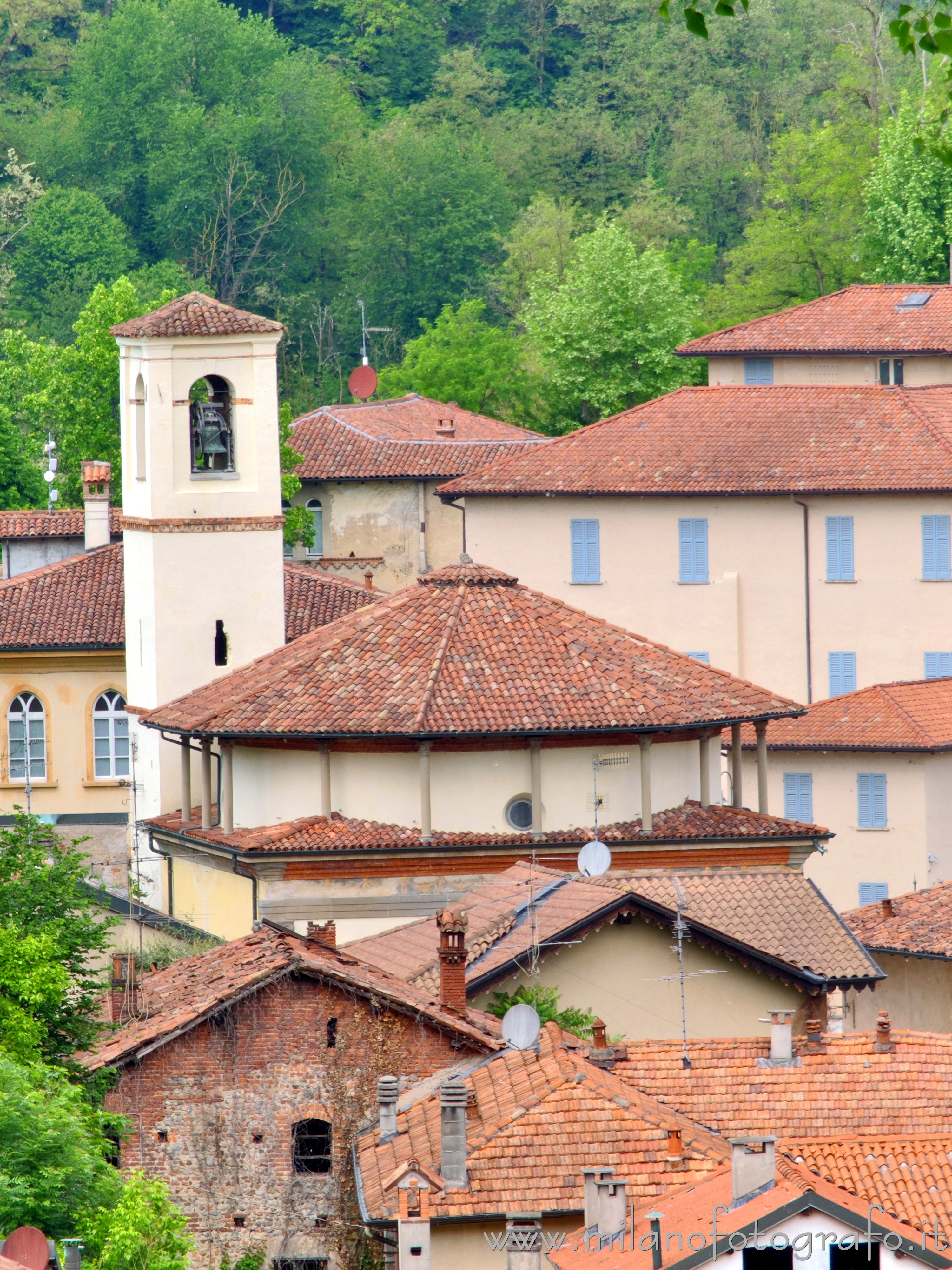 Castiglione Olona (Varese, Italy) - The Villa Church seen from the Monteruzzo Castle